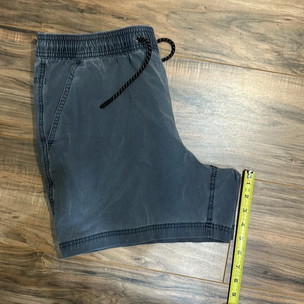 Men's Blue Drawstring Casual Shorts